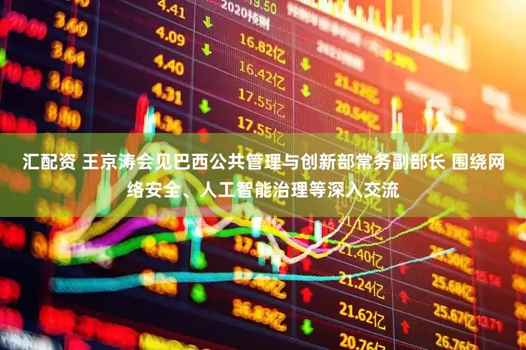 汇配资 王京涛会见巴西公共管理与创新部常务副部长 围绕网络安全、人工智能治理等深入交流