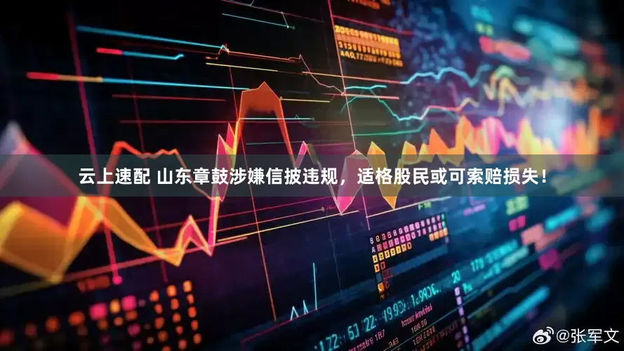 云上速配 山东章鼓涉嫌信披违规，适格股民或可索赔损失！
